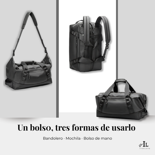 Bolso Deportivo Viaje Capacidad 40l Gym Oficina Impermeable
