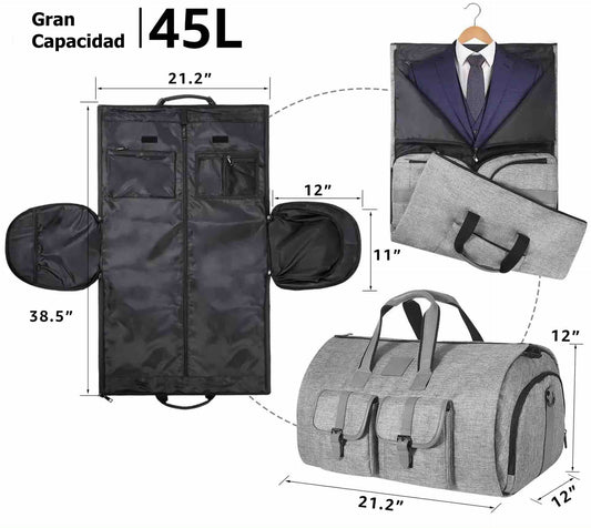 Bolso Viaje Portatraje Y Equipaje Plus 45L Impermeable