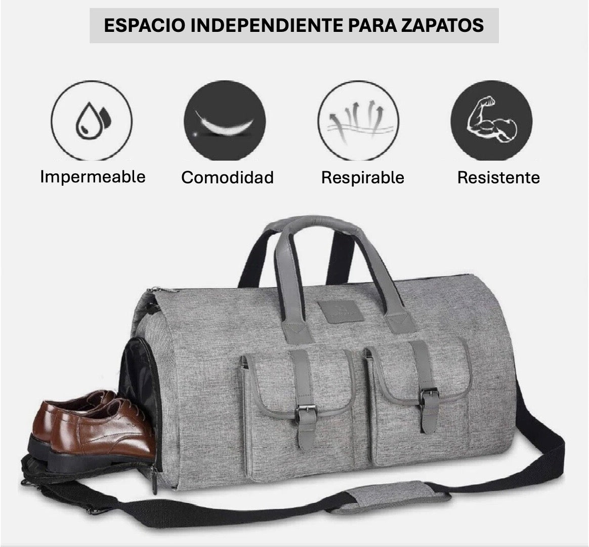 Bolso Viaje Portatraje Y Equipaje Plus 45L Impermeable