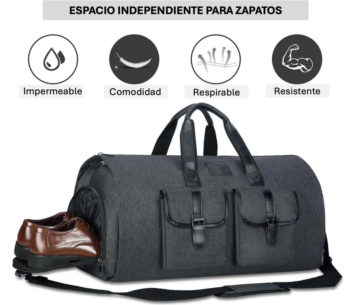Bolso Viaje Portatraje Y Equipaje Plus 45L Impermeable