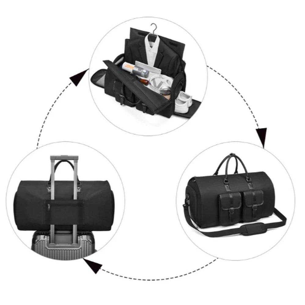Bolso Traje y Equipaje Ultra 3 en 1 con Compartimento Zapatos