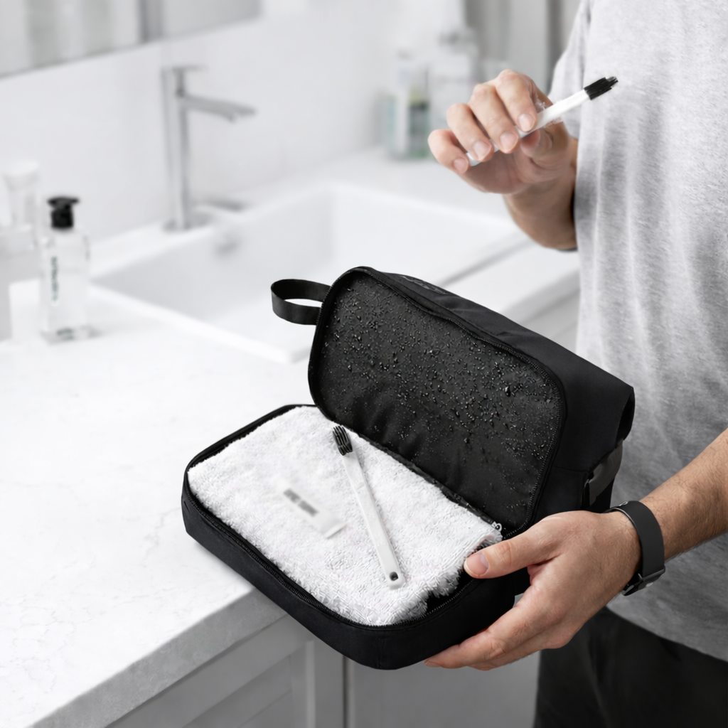 Neceser Viaje Impermeable Gran Capacidad Seco Húmedo +cierre