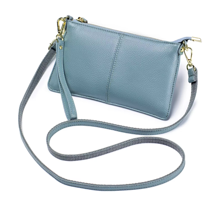 Cartera Bandolera Para Mujer De Cuero Pequeña Rectangular