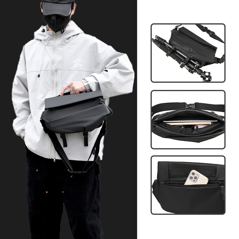 Banano Bandolera Impermeable Antirrobo Broche Tripode/botella