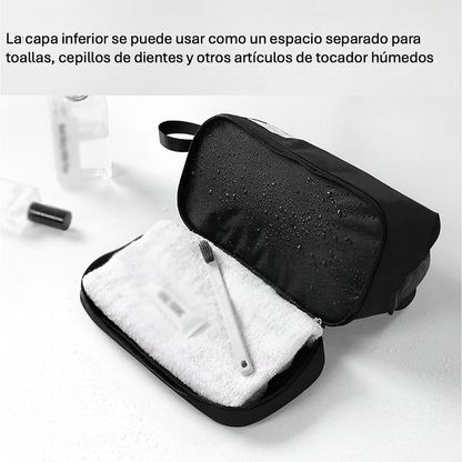 Neceser Viaje Impermeable Gran Capacidad Seco Húmedo +cierre